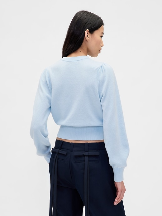 Image number 3 showing, Gap × Sandy Liang CashSoft Crop Sweater