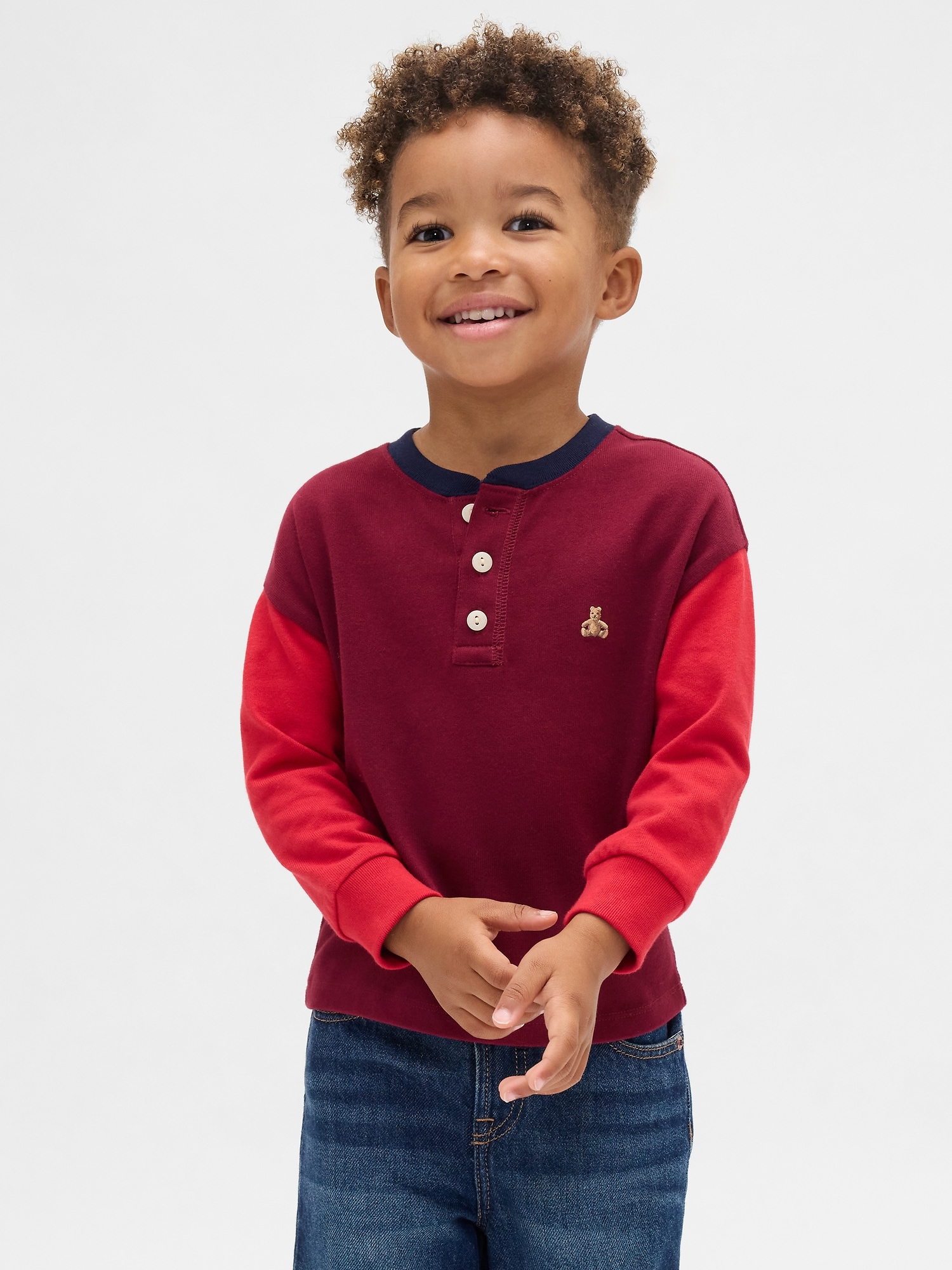Gap Baby & Toddler Henley Shirt In Red