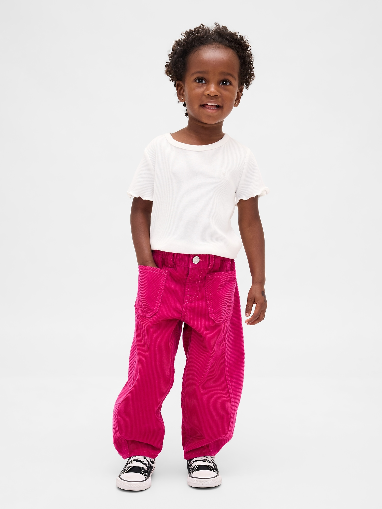 Baby & Toddler Corduroy Horseshoe Pants