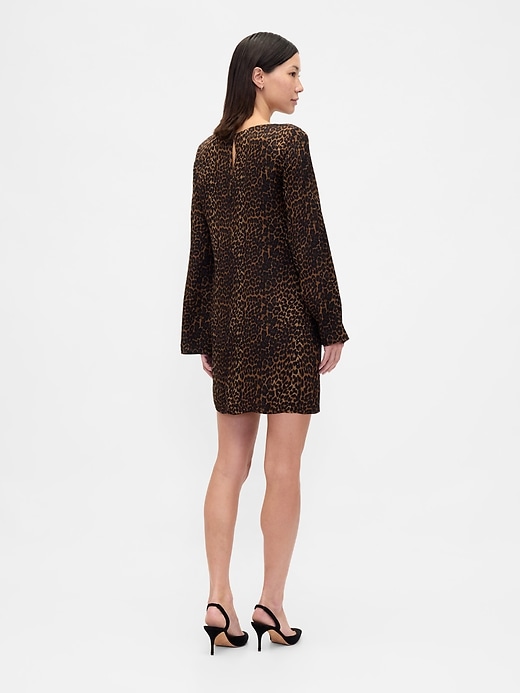 Image number 2 showing, Boatneck Mini Shift Dress