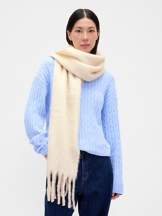 Image number 2 showing, Brushed Fringe Scarf