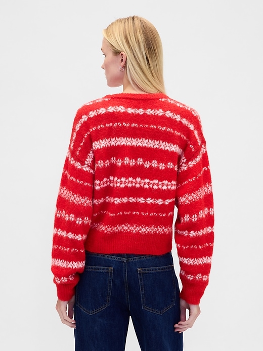 Image number 3 showing, Mohair Oversized Crewneck Sweater