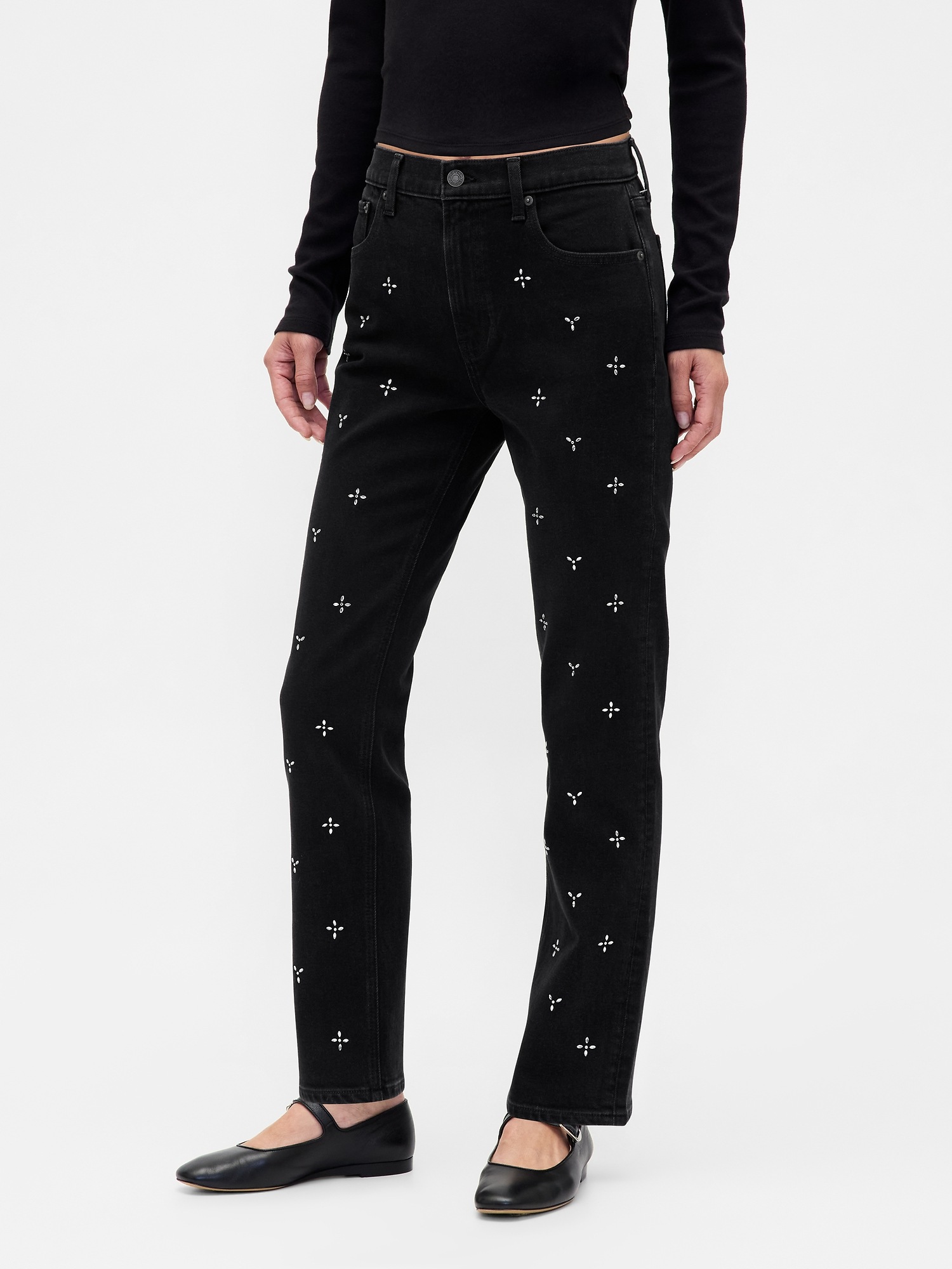 High Rise '90s Slim Straight Jeans