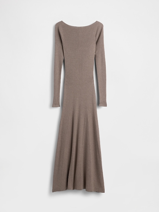 Image number 4 showing, Lightweight CashSoft Rib Maxi Sweater Dress