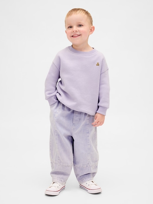 Baby & Toddler Pull-On Barrel Jeans