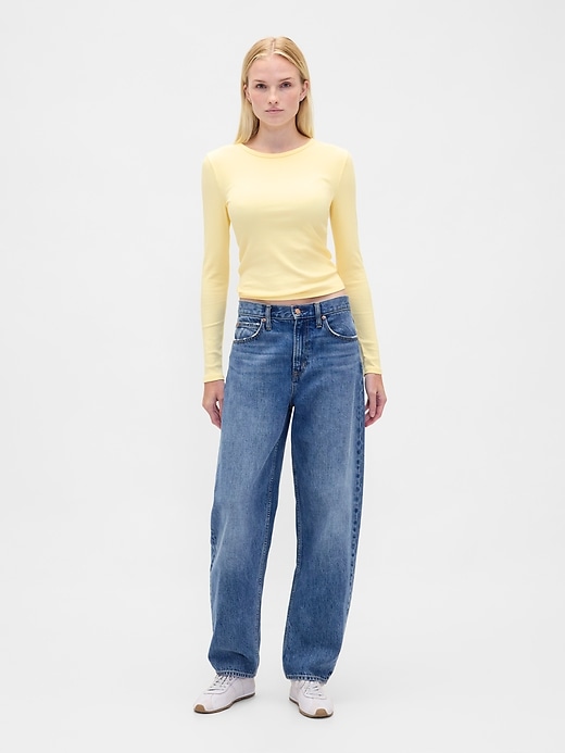 Image number 2 showing, Modern Rib Crop T-Shirt