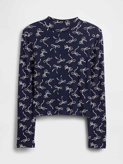 Image number 2 showing, Kids Rib Mockneck T-Shirt