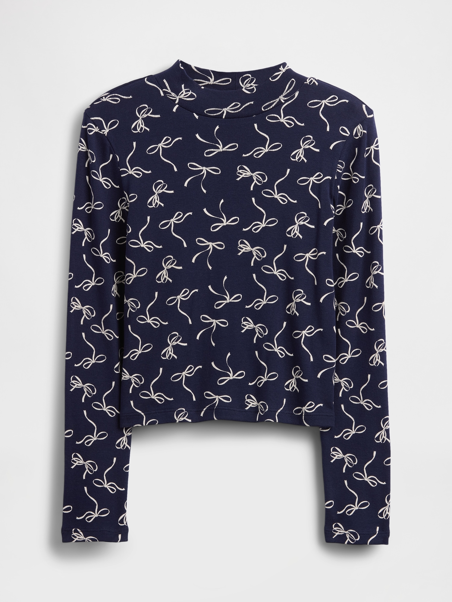 Kids Rib Mockneck T-Shirt