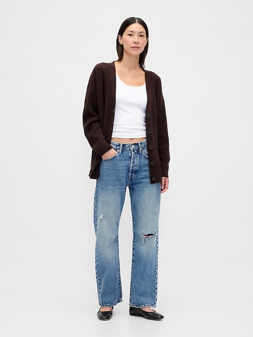 Image number 2 showing, CashSoft Oversized Cardigan Sweater