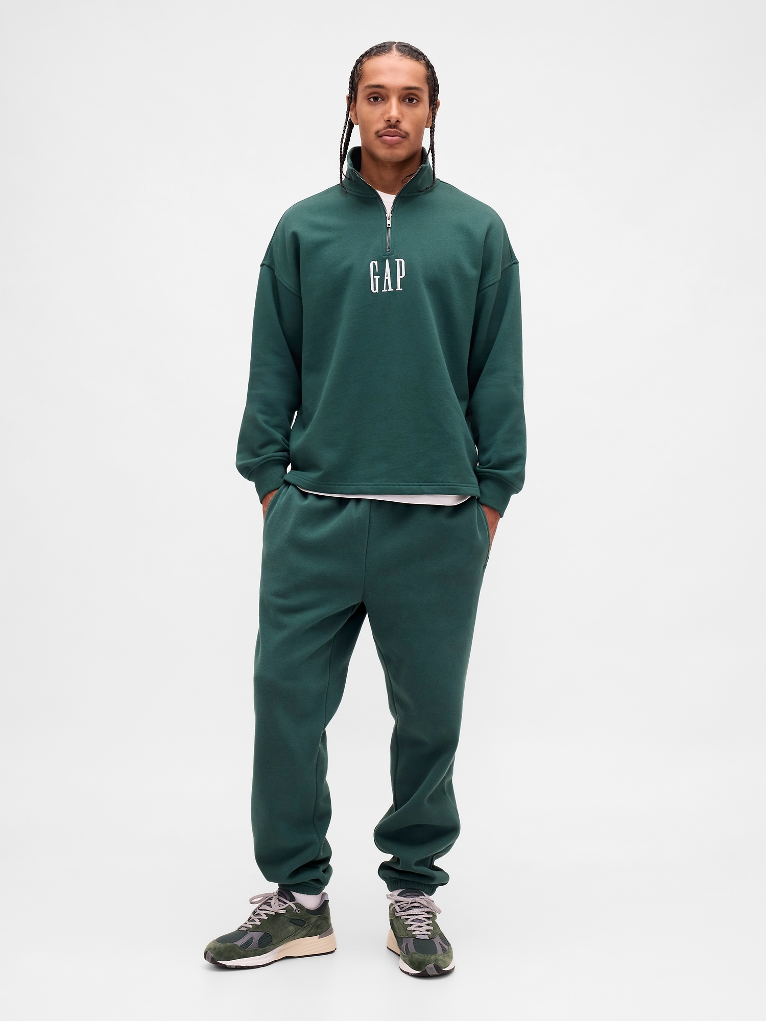 Gap Adult Vintagesoft Classic Joggers In Green