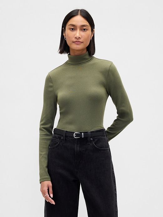 Image number 1 showing, Modern Rib Turtleneck