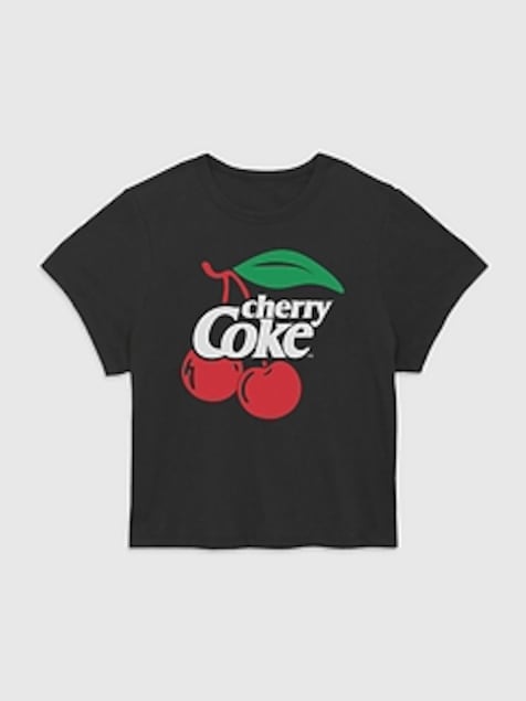 Cherry Coke Graphic Baby Fit T-Shirt