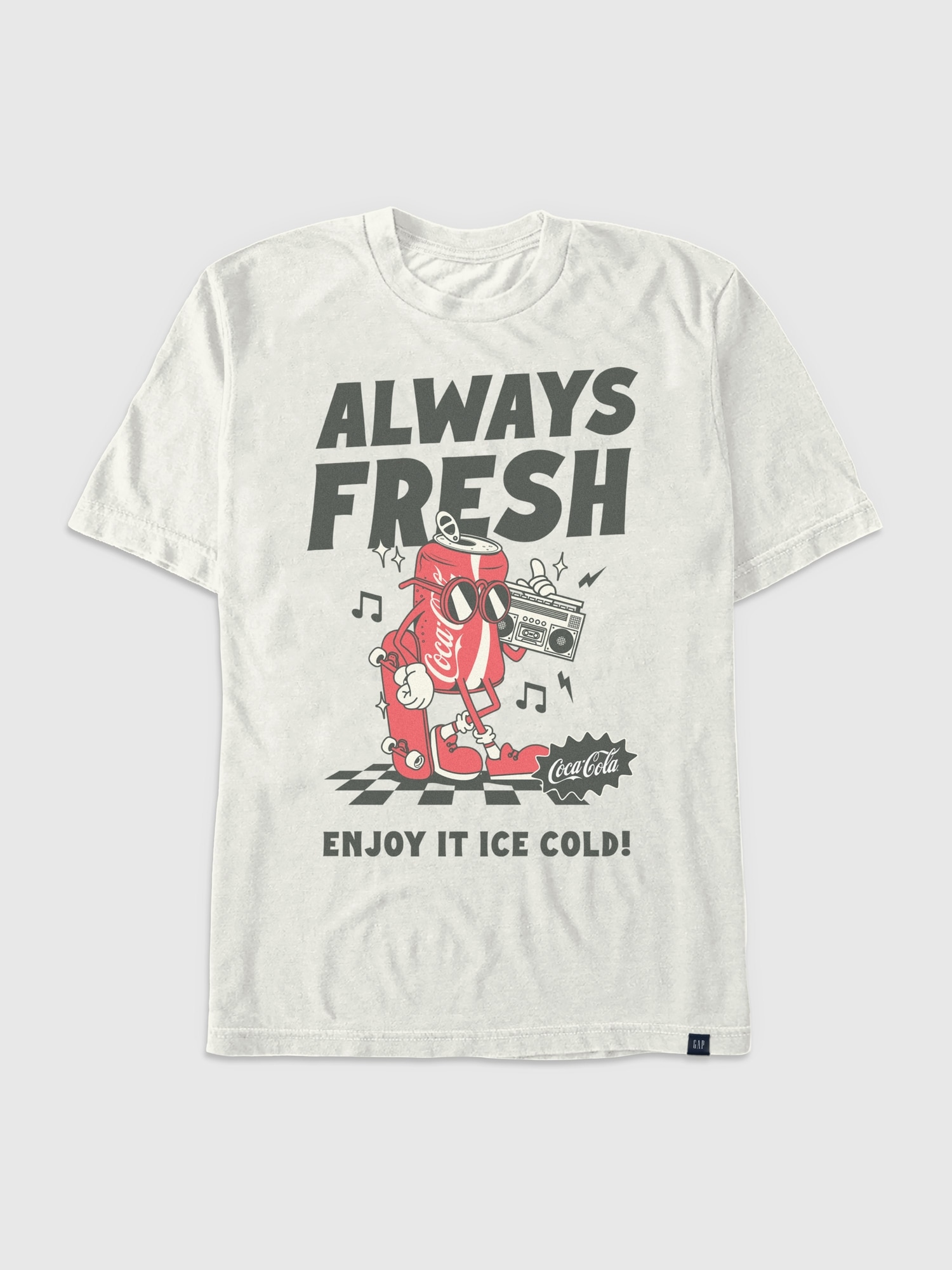 Coca-Cola Always Fresh Graphic T-Shirt - New Off White