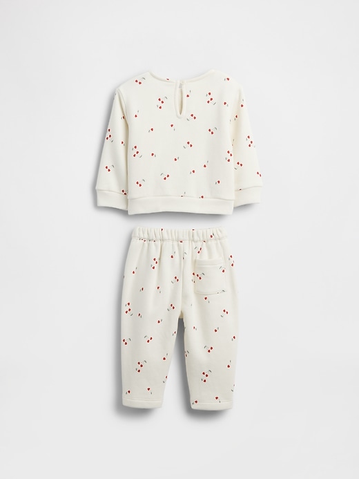 Image number 2 showing, Baby VintageSoft Bow Outfit Set