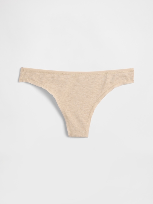 Image number 2 showing, Organic Stretch Cotton Thong