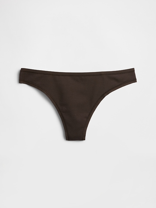 Image number 2 showing, Organic Stretch Cotton Thong