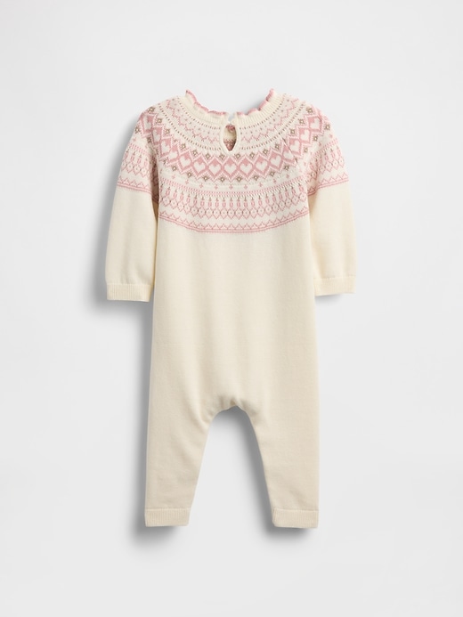 Baby Fair Isle Sweater One-Piece