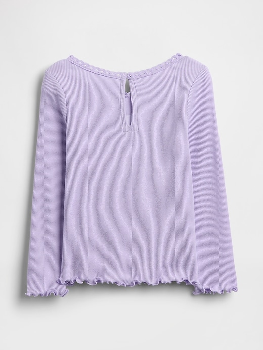 Image number 2 showing, Baby & Toddler Embroidered Graphic Rib T-Shirt