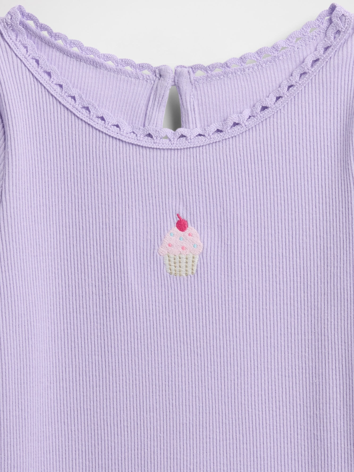 Baby & Toddler Embroidered Graphic Rib T-Shirt