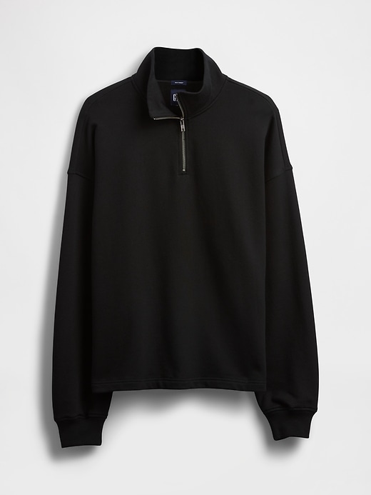 Image number 5 showing, Heavyweight Oversized Quarter-Zip Pullover