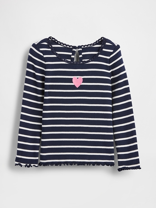 Baby & Toddler Embroidered Graphic Rib T-Shirt