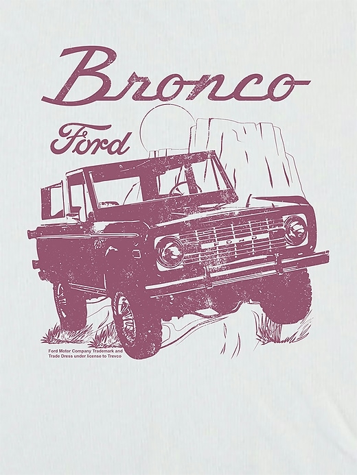 Image number 3 showing, Ford Bronco Wild West Crop T-Shirt