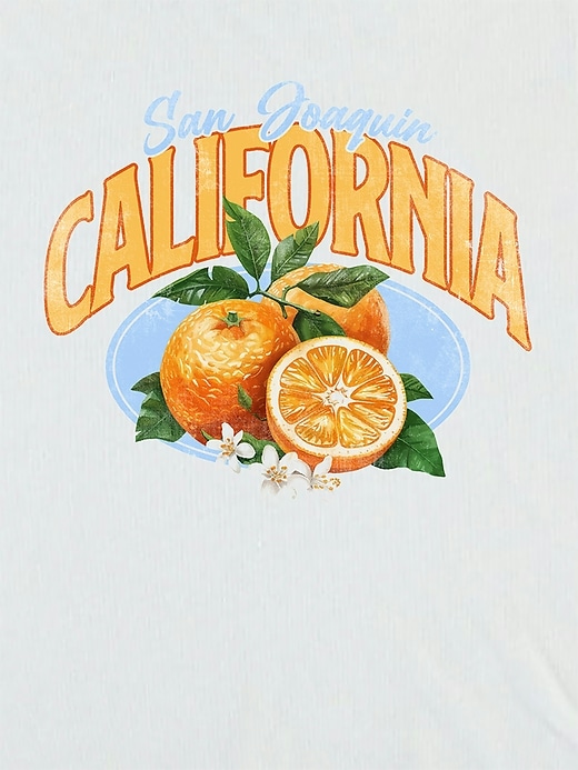 Image number 3 showing, San Joaquin California Oranges Crop T-Shirt