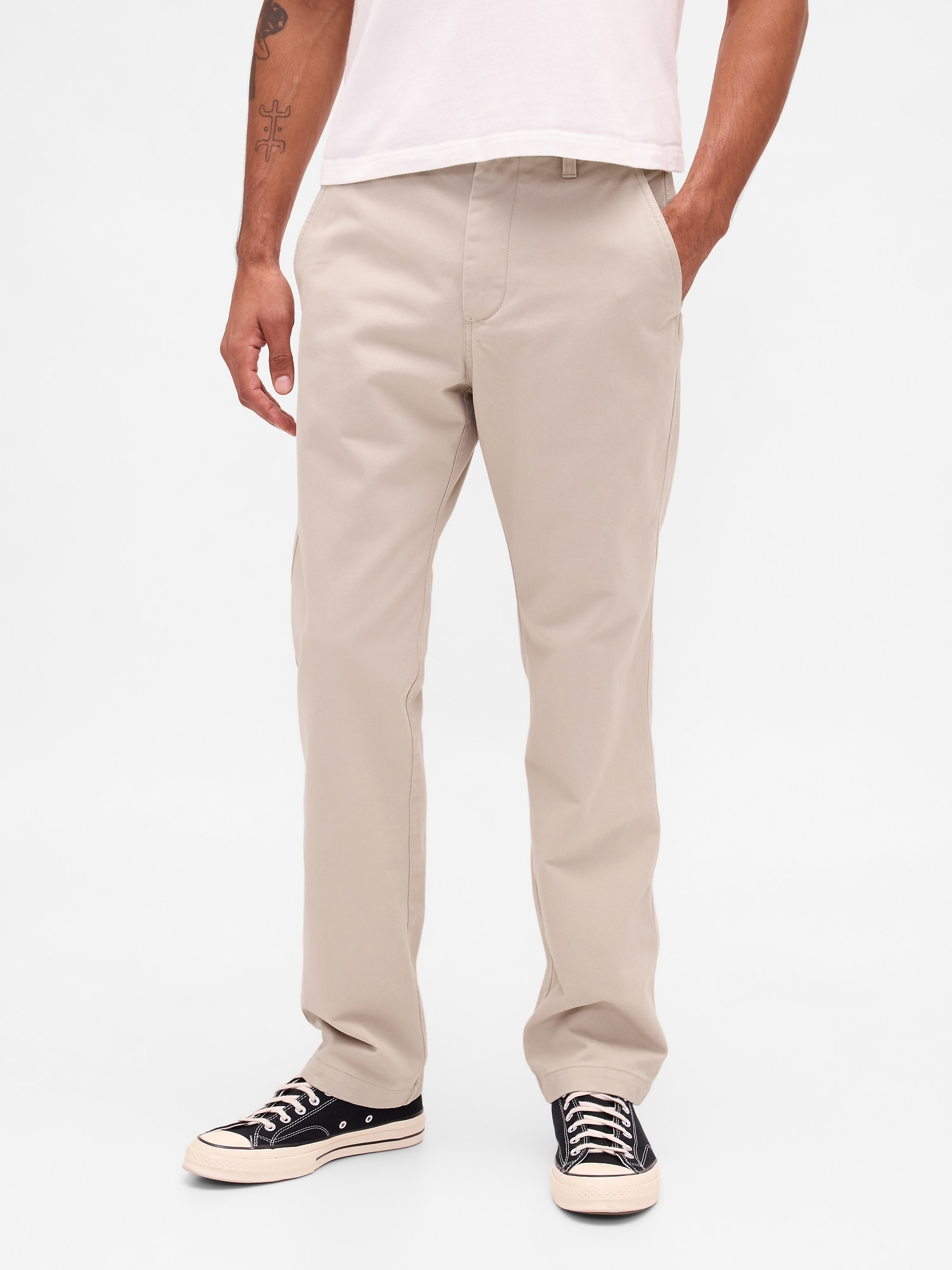 Heavyweight Twill Relaxed Straight Khakis