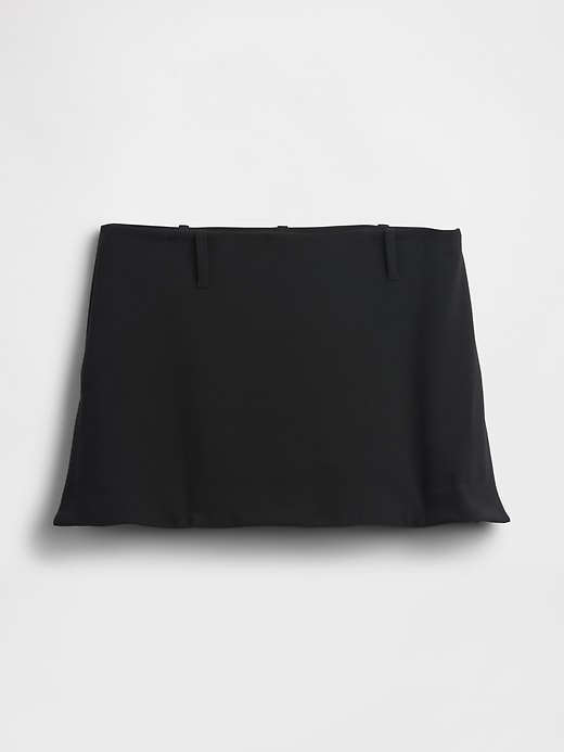 Image number 1 showing, Low Rise Twill Mini Skort