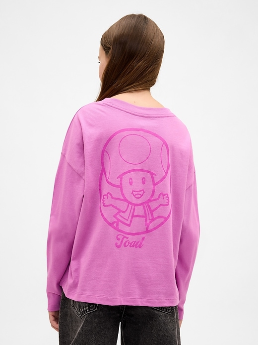 Image number 3 showing, Kids Super Mario Oversized Graphic T-Shirt