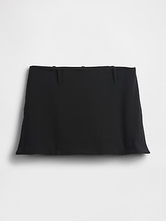Low Rise Twill Mini Skort