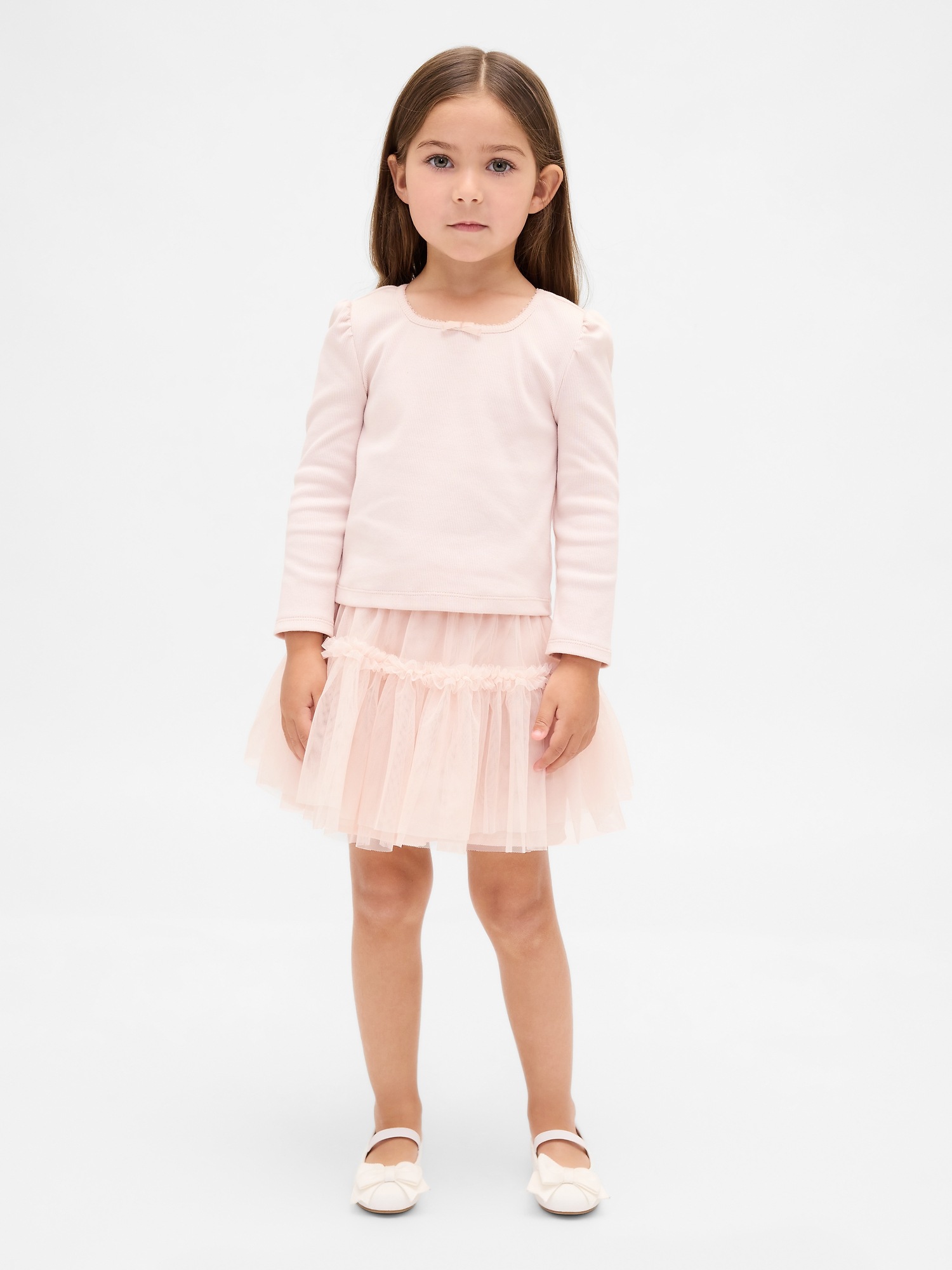 Комплект одежды для малышей Gap из рубчика и тюля, цвет: Розовый