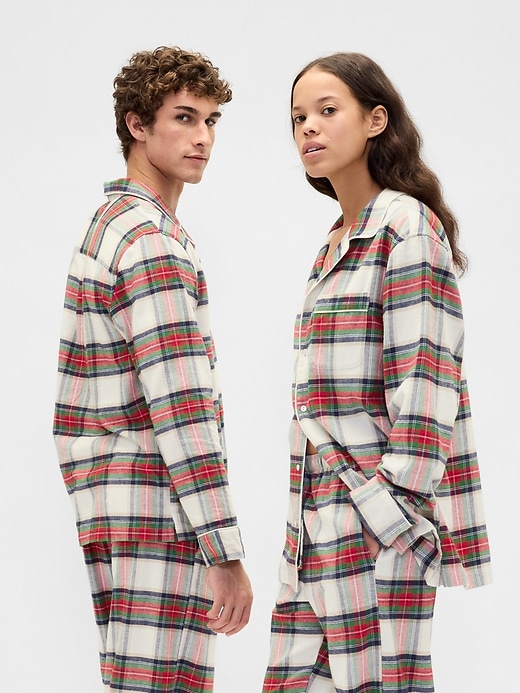 Image number 2 showing, Adult Softest Flannel PJ Shirt