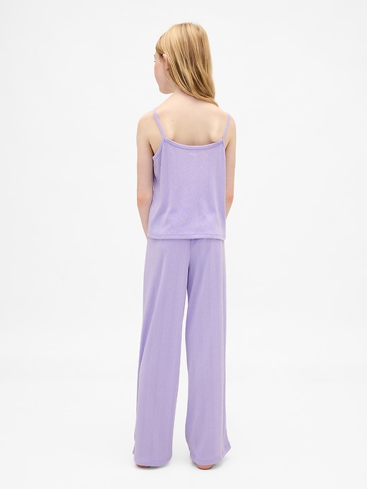 Kids Recycled Pointelle Tank PJ Set