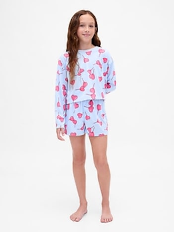 Kids Recycled PJ Short Set