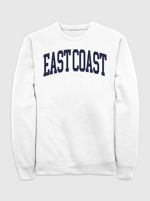 Image number 1 showing, East Coast Graphic Crew Neck Sweatshirt
