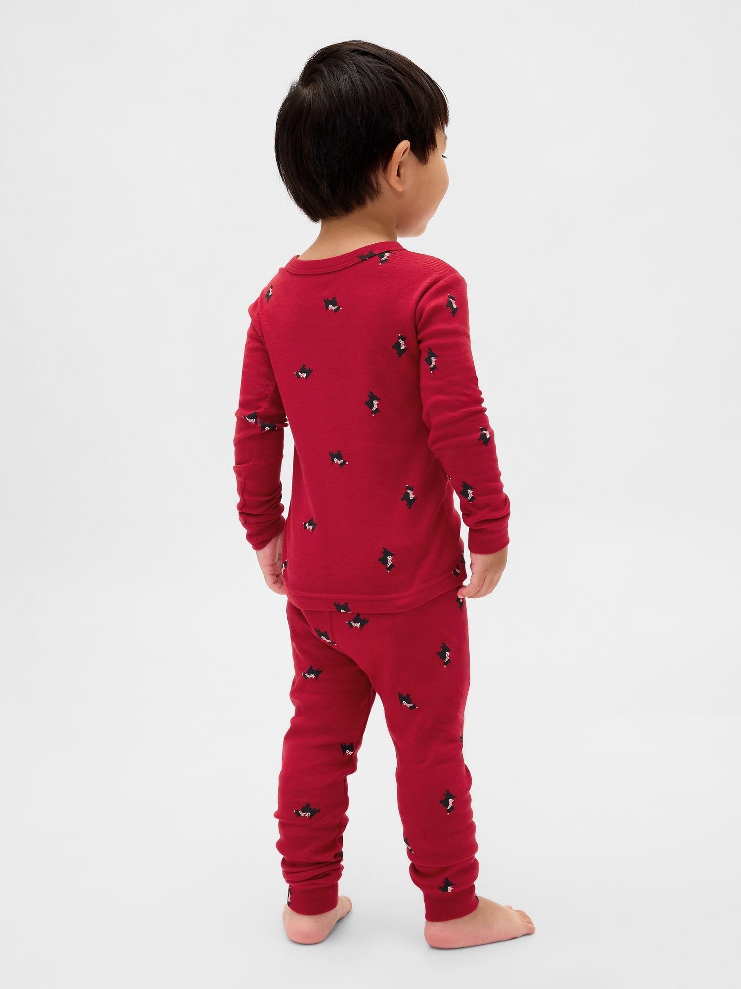 Kids & Baby Organic Brushed Cotton Holiday PJ Set