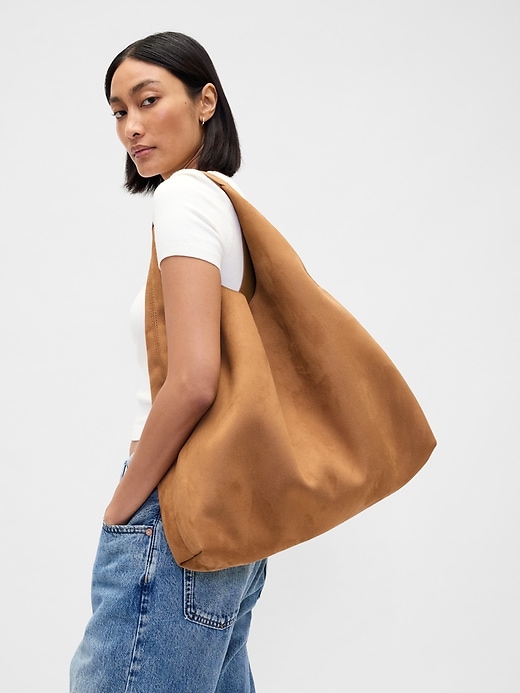 Gap Tan Suede Women\'s Bag NEW VINTAGE SUEDE GAP BAG | Mercari main image 4