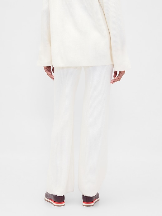 Image number 4 showing, CashSoft Shaker-Stitch Sweater Pants