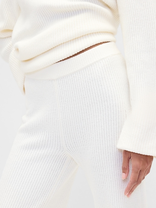 Image number 5 showing, CashSoft Shaker-Stitch Sweater Pants