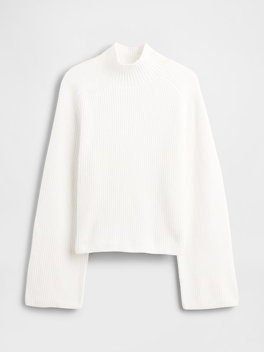 Image number 6 showing, CashSoft Shaker-Stitch Turtleneck Sweater