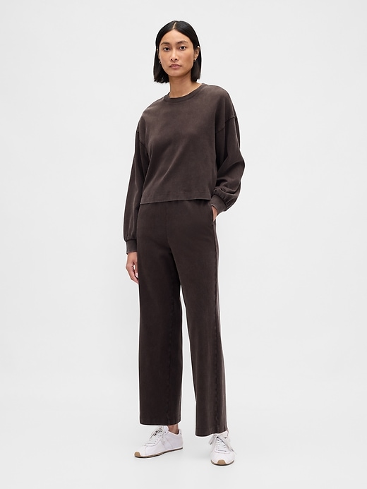 Image number 1 showing, Heavyweight Straight Pants