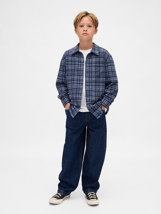 Image number 4 showing, Kids Plaid Button-Front Shirt