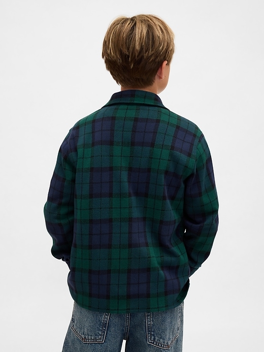Image number 3 showing, Kids Plaid Button-Front Shirt