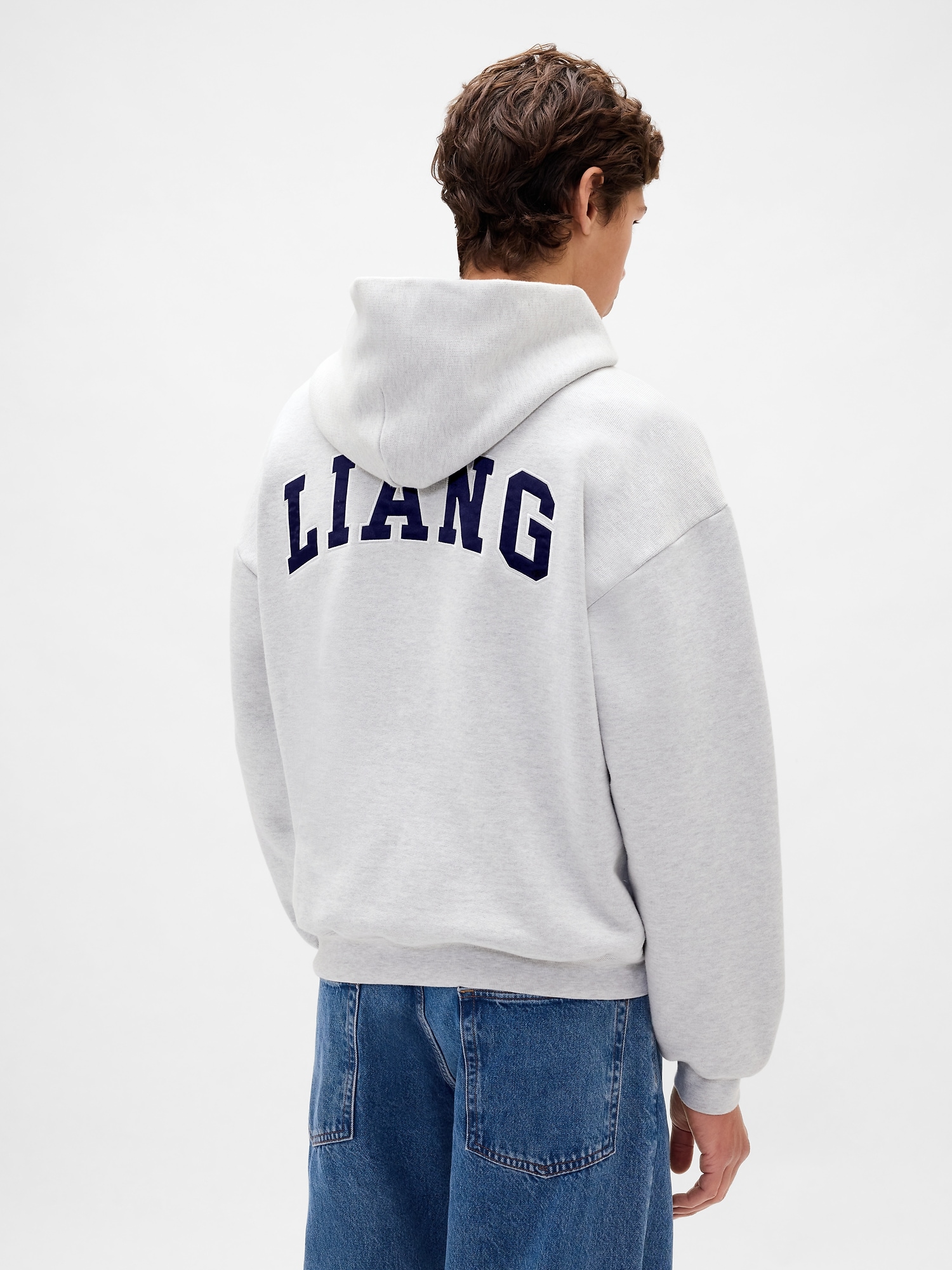 Gap × Sandy Liang Adult Extra Heavyweight Logo Oversized Hoodie