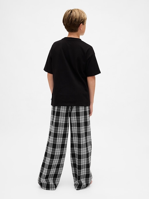 Gap × Disney Tim Burton’s The Nightmare Before Christmas Kids Skull Flannel PJ Pants