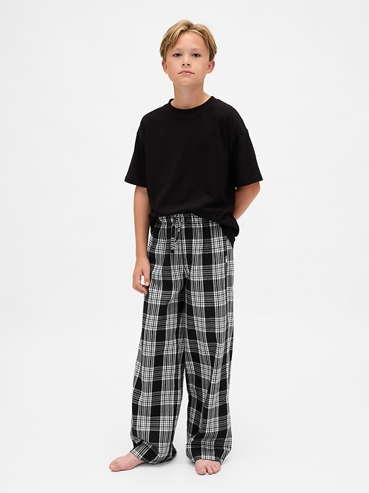 Image number 1 showing, Gap × Disney Tim Burton’s The Nightmare Before Christmas Kids Skull Flannel PJ Pants