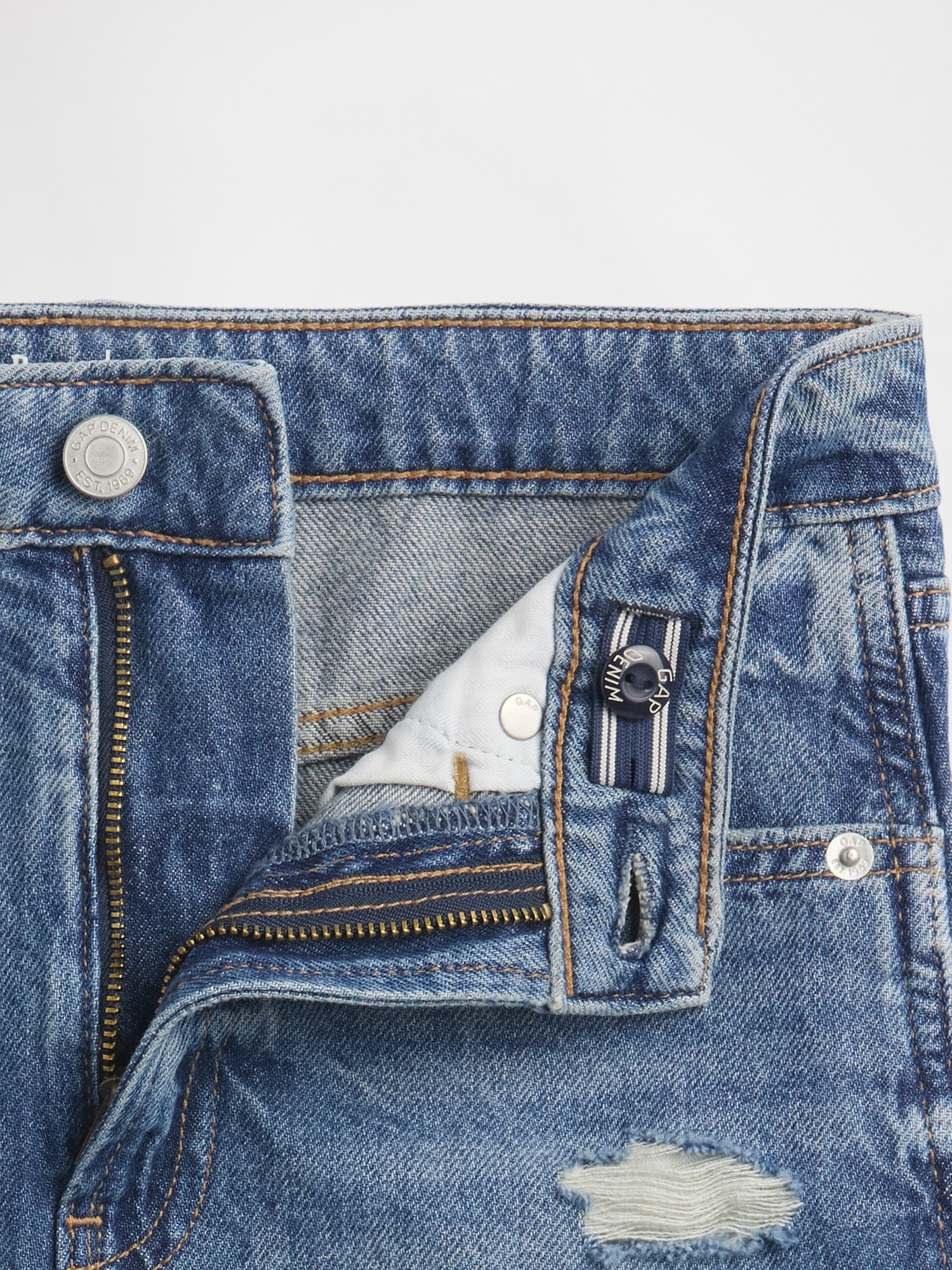 Gap Kids High Rise Denim Skirt — фото 3