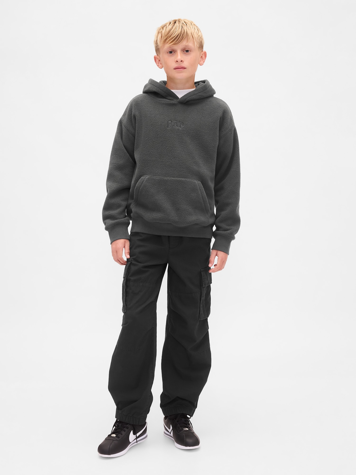 Kids Easy Cargo Pants - Black