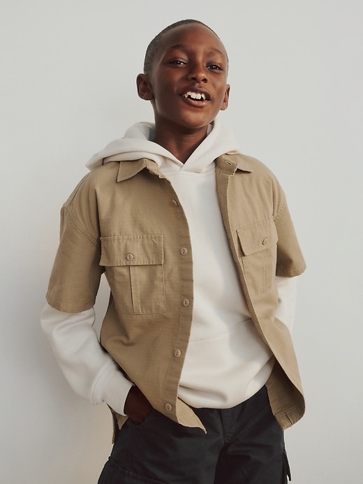 Image number 6 showing, Kids Ripstop Utility Shirt